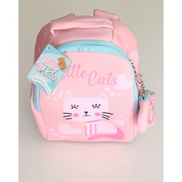 Cicás Little Cats hátizsák, táska + pénztárca 25 cm