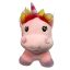 Unikornis Pink plüss figura 16 cm