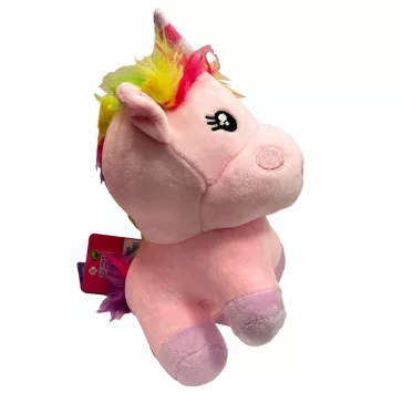 Unikornis Pink plüss figura 16 cm