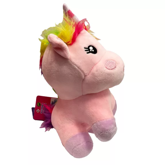 Unikornis Pink plüss figura 16 cm