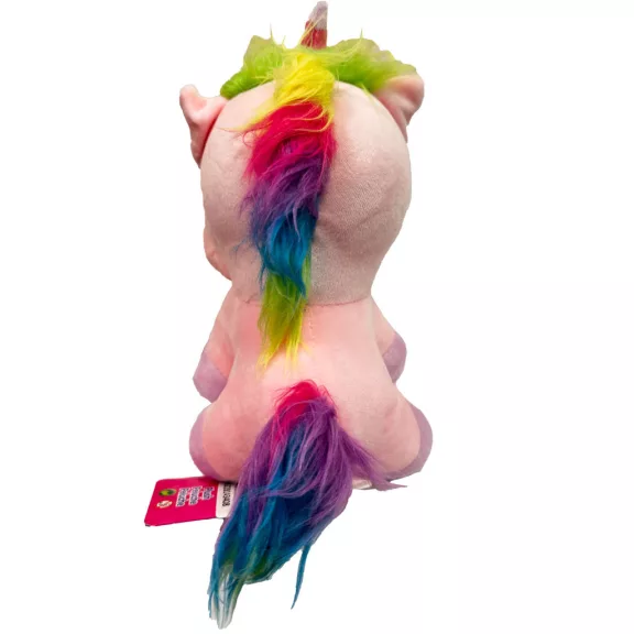 Unikornis Pink plüss figura 16 cm