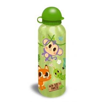   Állatos Into the Forest alumínium kulacs ivókupakkal 500 ml