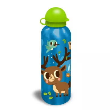   Állatos Into the Forest Blue alumínium kulacs ivókupakkal 500 ml