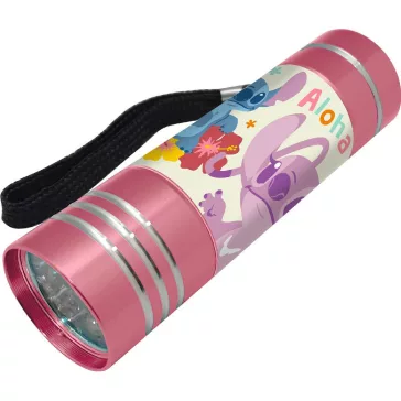   Disney Lilo és Stitch, A csillagkutya Aloha LED elemlámpa 9 cm