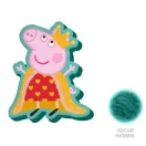 Peppa malac Queen formapárna, díszpárna 35 cm Velúr Peppa malac Queen formapárna, díszpárna 35 cm Velúr