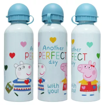   Peppa malac Perfect Day alumínium kulacs ivókupakkal 500 ml