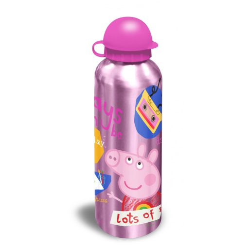 Peppa malac Fun alumínium kulacs ivókupakkal 500 ml