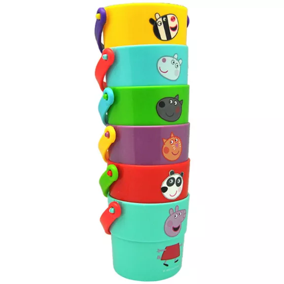 Peppa malac Friends fürdőjáték 6 db-os