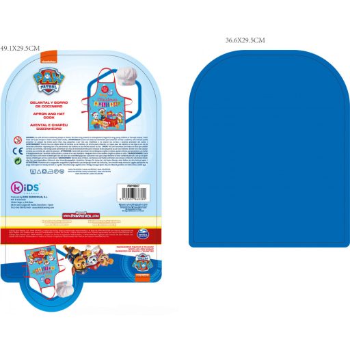 Mancs Őrjárat Holiday Karácsonyi gyerek kötény 2 darabos szett