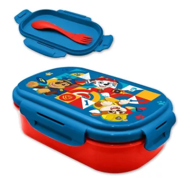 Mancs Őrjárat Pup Snack szendvicsdoboz + evőeszköz szett