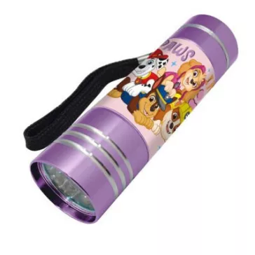 Mancs Őrjárat Future Leader Purple LED elemlámpa 9 cm
