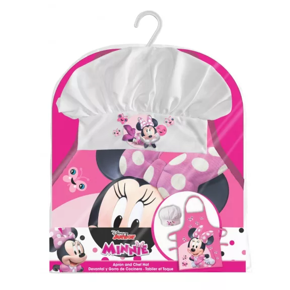 Disney Minnie Sparkling Eyes gyerek kötény 2 darabos szett