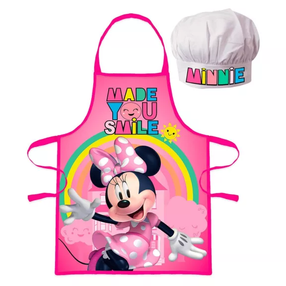 Disney Minnie Smile gyerek kötény 2 darabos szett Disney Minnie Smile gyerek kötény 2 darabos szett