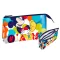 Disney Mickey Colors gyerek neszeszer, tolltartó 3 rekeszes