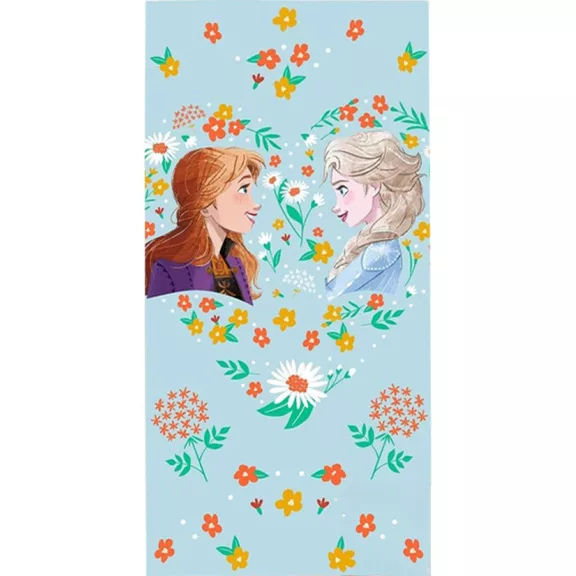 Disney Jégvarázs Flower fürdőlepedő, strand törölköző 70x140cm Disney Jégvarázs Flower fürdőlepedő, strand törölköző 70x140cm
