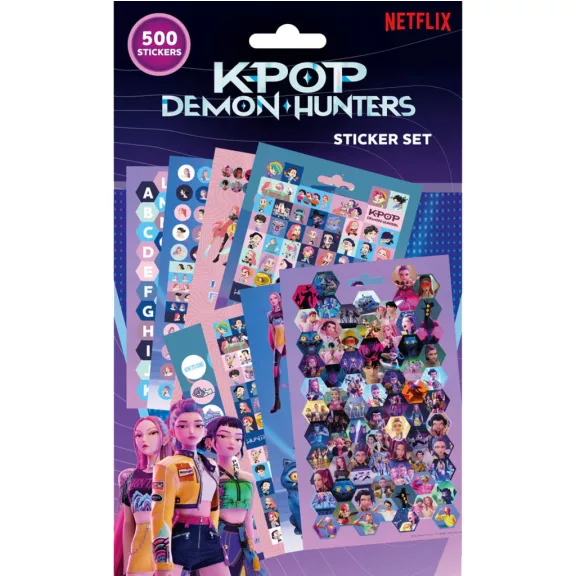 K-pop Démonvadászok World Tour matrica szett K-pop Démonvadászok World Tour matrica szett
