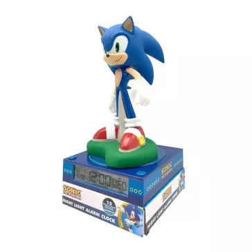   Sonic a sündisznó Blur 3D éjszakai lámpa és ébresztőóra