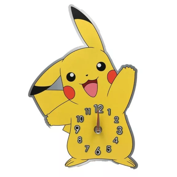 Pokémon Pika 3D fém falióra 27 cm Pokémon Pika 3D fém falióra 27 cm