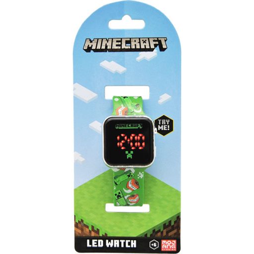 Minecraft TNT digitális LED karóra