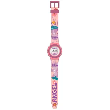   Disney Lilo és Stitch, A csillagkutya Pink Angel digitális karóra