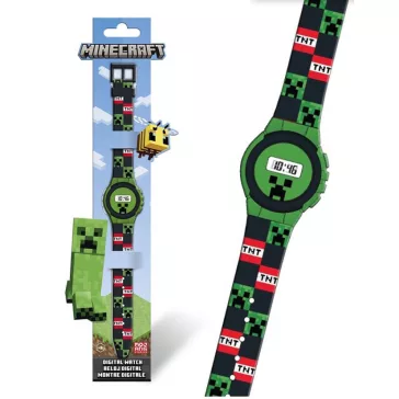 Minecraft TNT Creeper digitális karóra