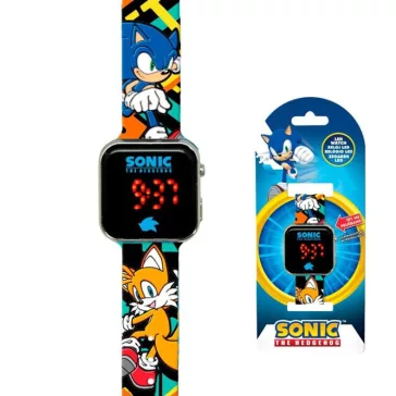 Sonic a sündisznó Tails digitális LED karóra