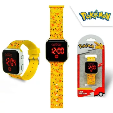 Pokémon Pikachu Yellow digitális LED karóra