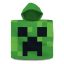 Minecraft Green strand törölköző poncsó 60x120 cm