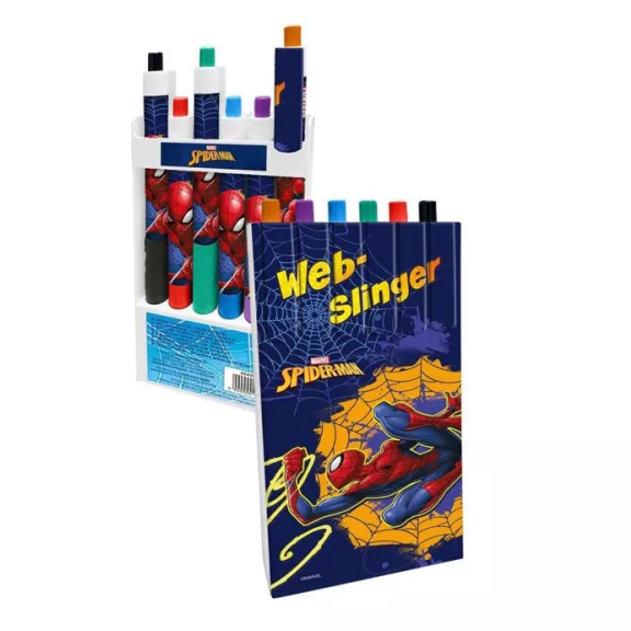 Pókember Web-Slinger színestoll szett 6 db-os Pókember Web-Slinger színestoll szett 6 db-os