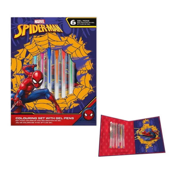 Pókember Web-Slinger notesz + zselés toll szett Pókember Web-Slinger notesz + zselés toll szett