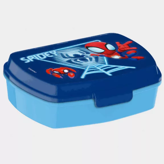 Pókember Blue Web szendvicsdoboz + alumínium kulacs szett