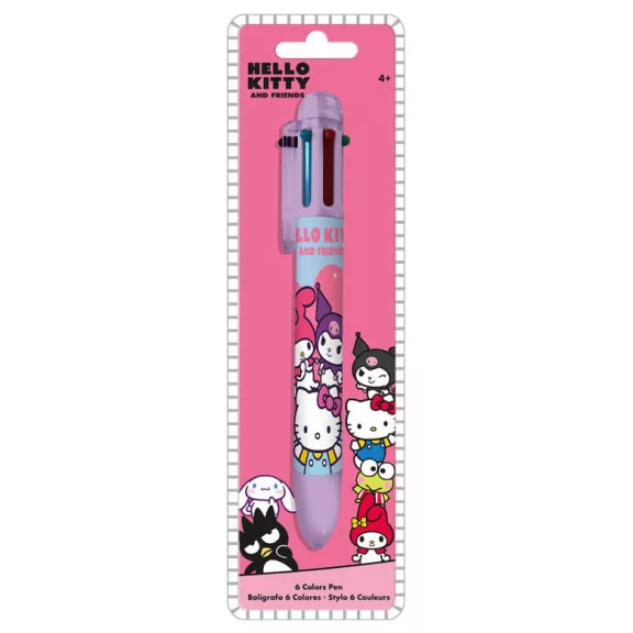 Hello Kitty Friends 6 színű toll Hello Kitty Friends 6 színű toll