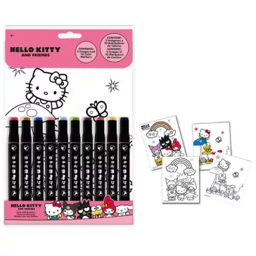 Hello Kitty Friends számos színező