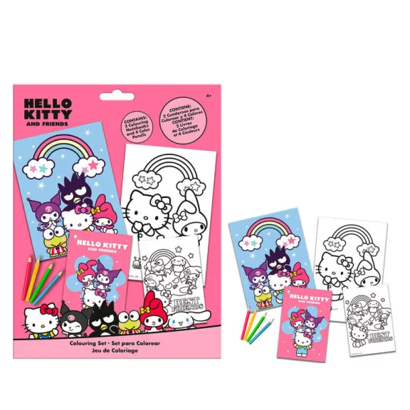 Hello Kitty Friends színező szett Hello Kitty Friends színező szett