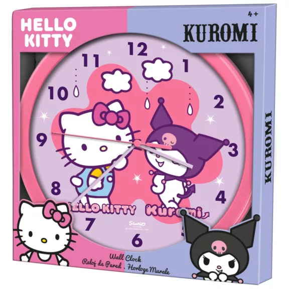 Hello Kitty Friends falióra 25 cm