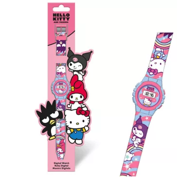 Hello Kitty Friends Kuromi digitális karóra