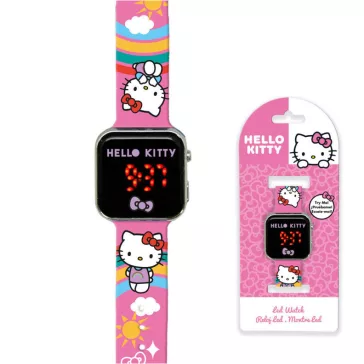 Hello Kitty Rainbow digitális LED karóra