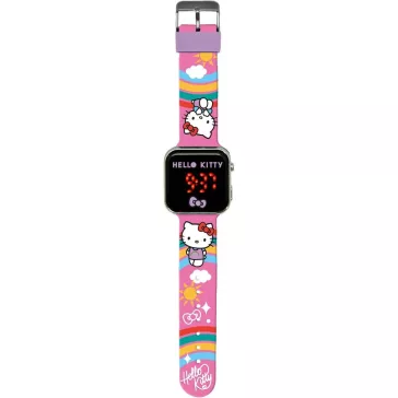 Hello Kitty Rainbow digitális LED karóra