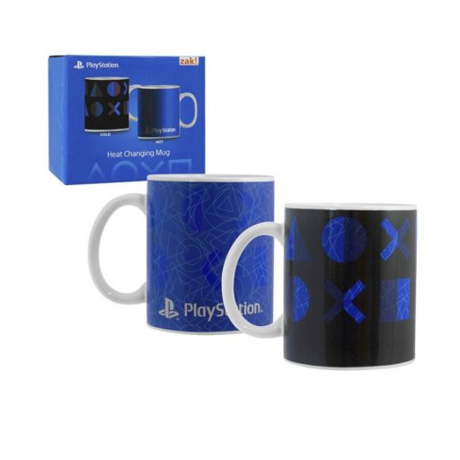 PlayStation hőre változó porcelán bögre 325 ml Díszdobozban