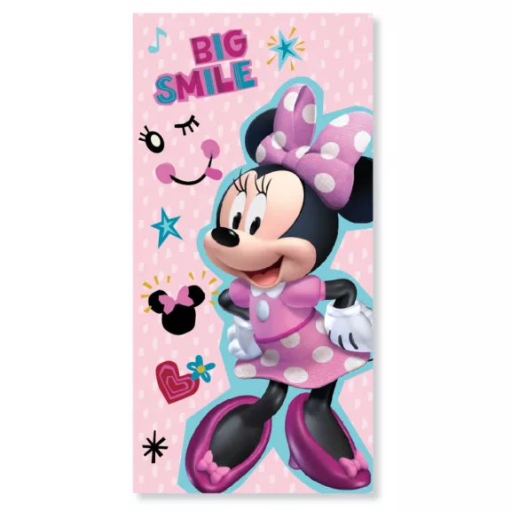 Disney Minnie Smile fürdőlepedő, strand törölköző 70x137 cm (Fast Dry) Disney Minnie Smile fürdőlepedő, strand törölköző 70x137 cm (Fast Dry)