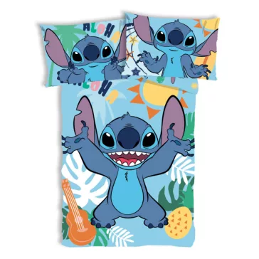   Disney Lilo és Stitch, A csillagkutya Tropical Paradise gyerek, ovis ágyneműhuzat 100×135 cm, 40×60 cm