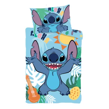   Disney Lilo és Stitch, A csillagkutya Tropical Paradise gyerek, ovis ágyneműhuzat 100×135 cm, 40×60 cm