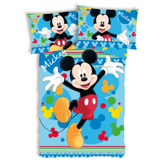 Disney Mickey Joyful gyerek, ovis ágyneműhuzat 100×135 cm, 40×60 cm Disney Mickey Joyful gyerek, ovis ágyneműhuzat 100×135 cm, 40×60 cm
