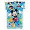 Disney Mickey Joyful gyerek, ovis ágyneműhuzat 100×135 cm, 40×60 cm