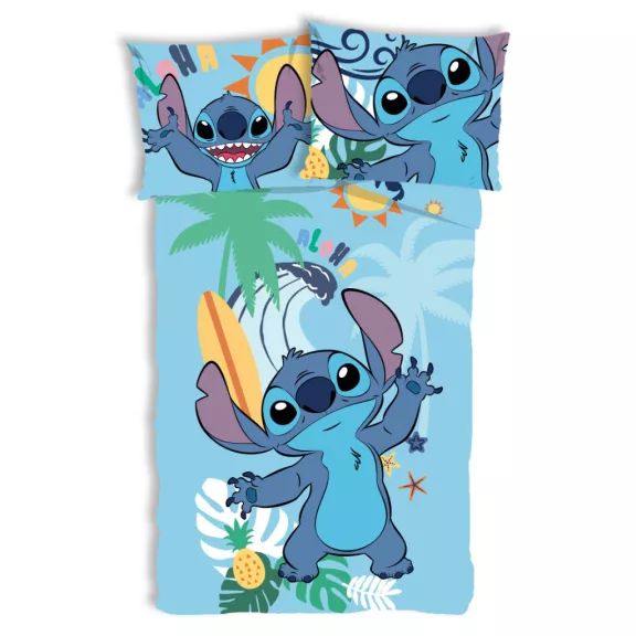Disney Lilo és Stitch, A csillagkutya Summer ágyneműhuzat 140×200cm, 70×90 cm Disney Lilo és Stitch, A csillagkutya Summer ágyneműhuzat 140×200cm, 70×90 cm