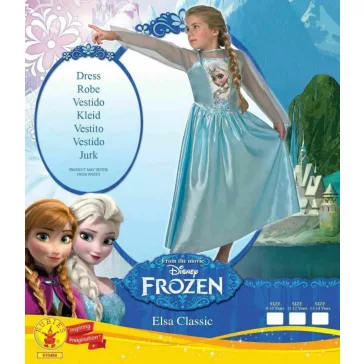 Disney Jégvarázs Elsa jelmez 9-10 év Rubies