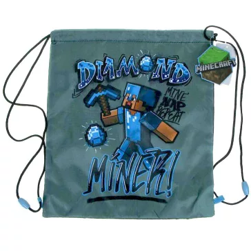 Minecraft Diamond sporttáska tornazsák 37 cm