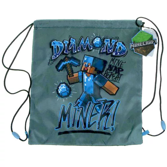 Minecraft Diamond sporttáska tornazsák 37 cm Minecraft Diamond sporttáska tornazsák 37 cm
