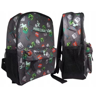 Minecraft Grey hátizsák, táska 28 cm