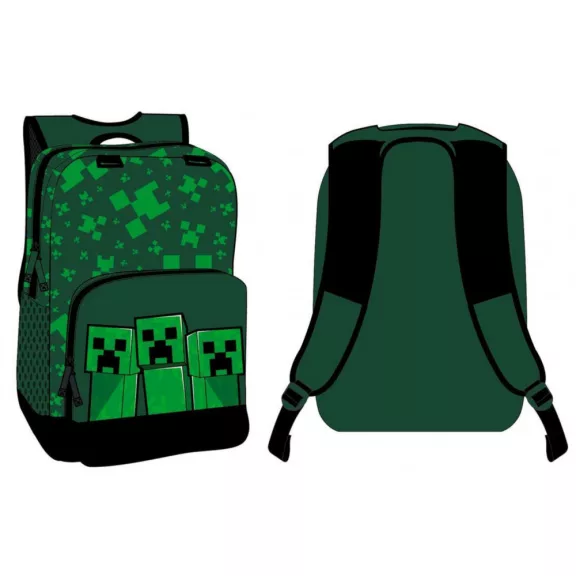 Minecraft Green Creeper hátizsák, táska 35 cm